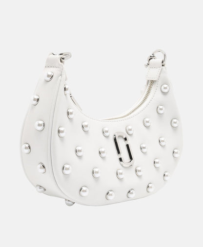 Marc Jacobs Kožená kabelka přes rameno Bílá 1