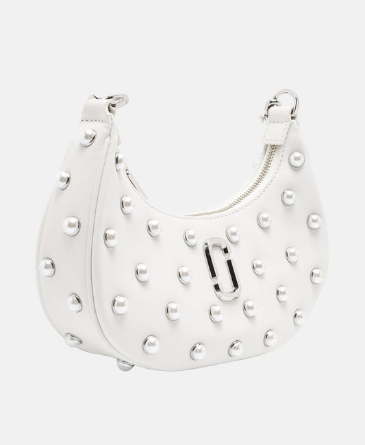 Marc Jacobs Kožená kabelka přes rameno Bílá 1