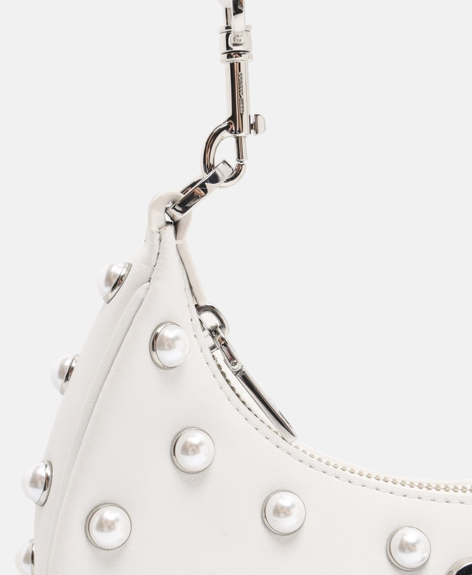 Marc Jacobs Kožená kabelka přes rameno Bílá 2