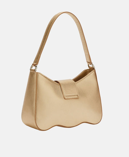 Furla kožená kabelka Zlatá 7