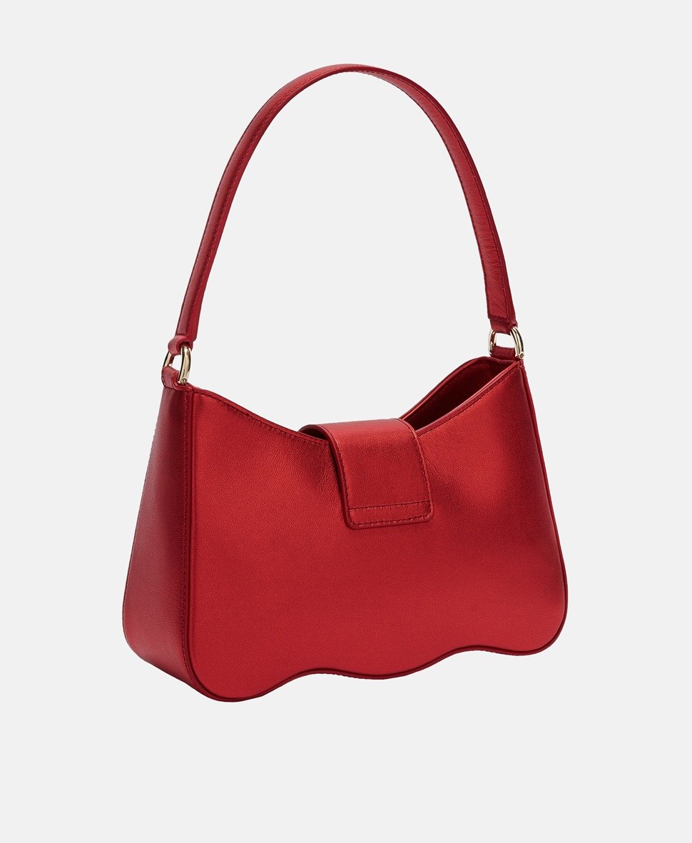 Furla kožená kabelka Červená 6