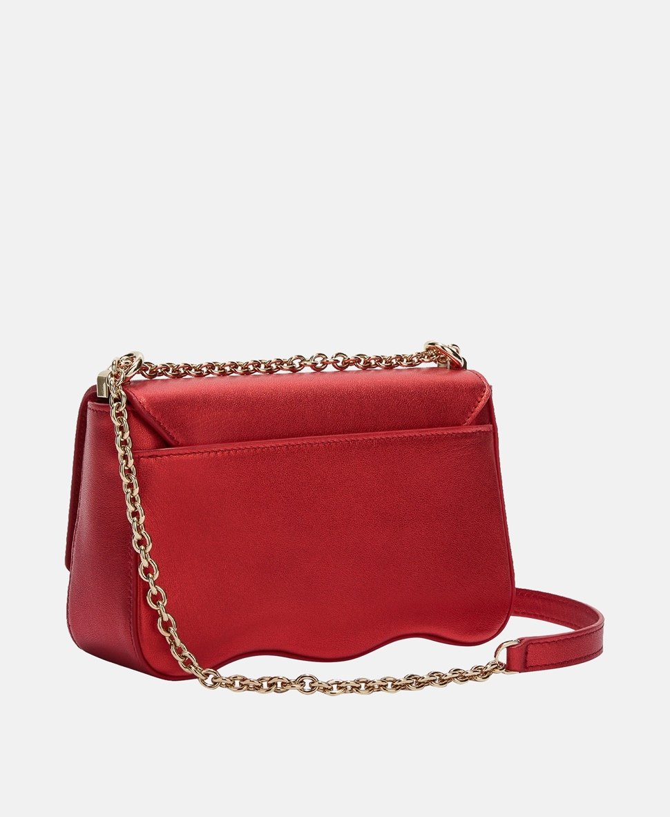Furla Kožená messenger taška Červená 6