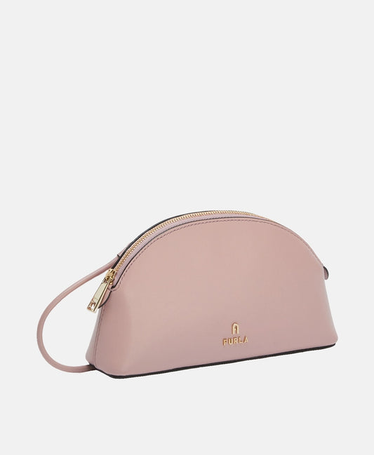 Furla Kožená messenger taška Starorůžová 1