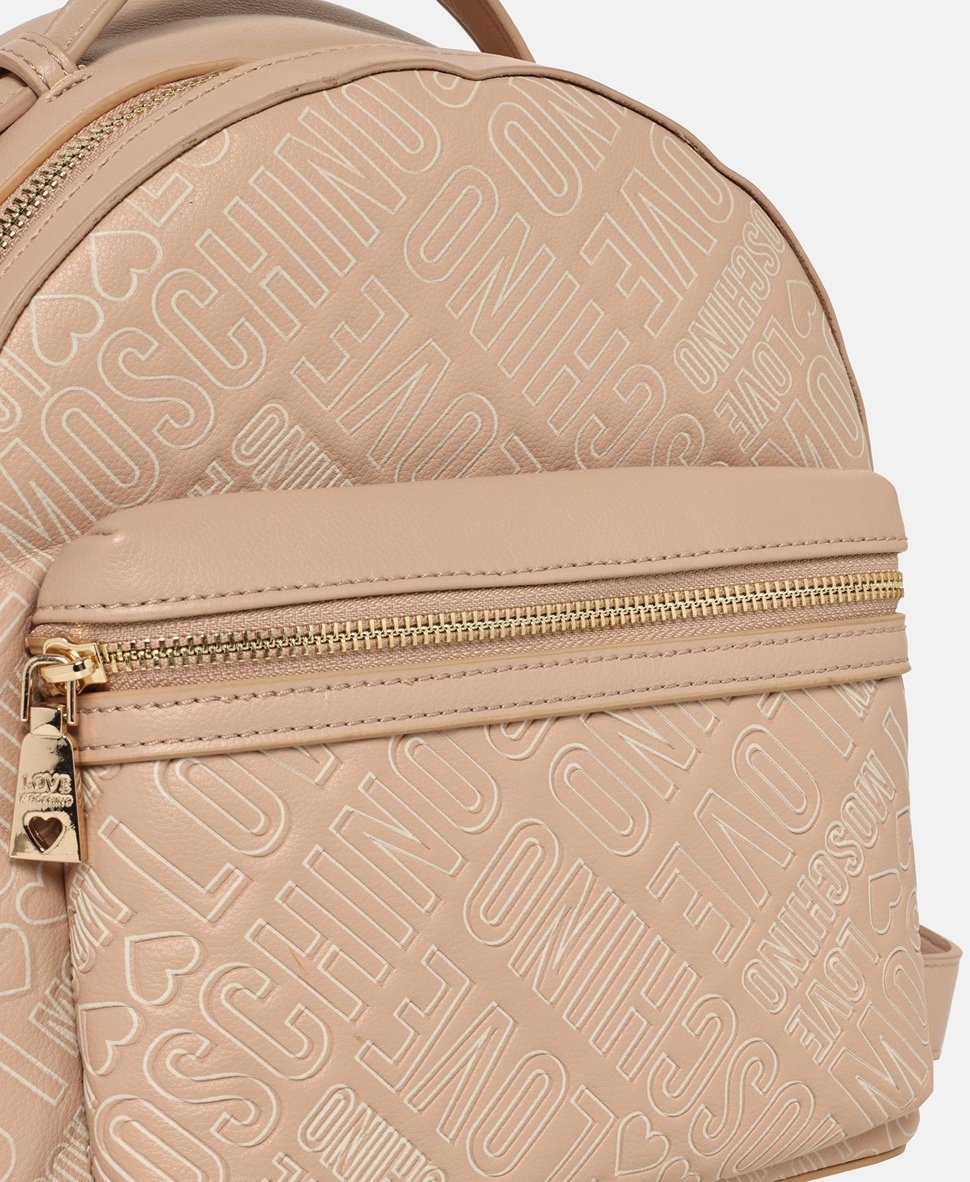Love Moschino batoh Jěmně béžová 2