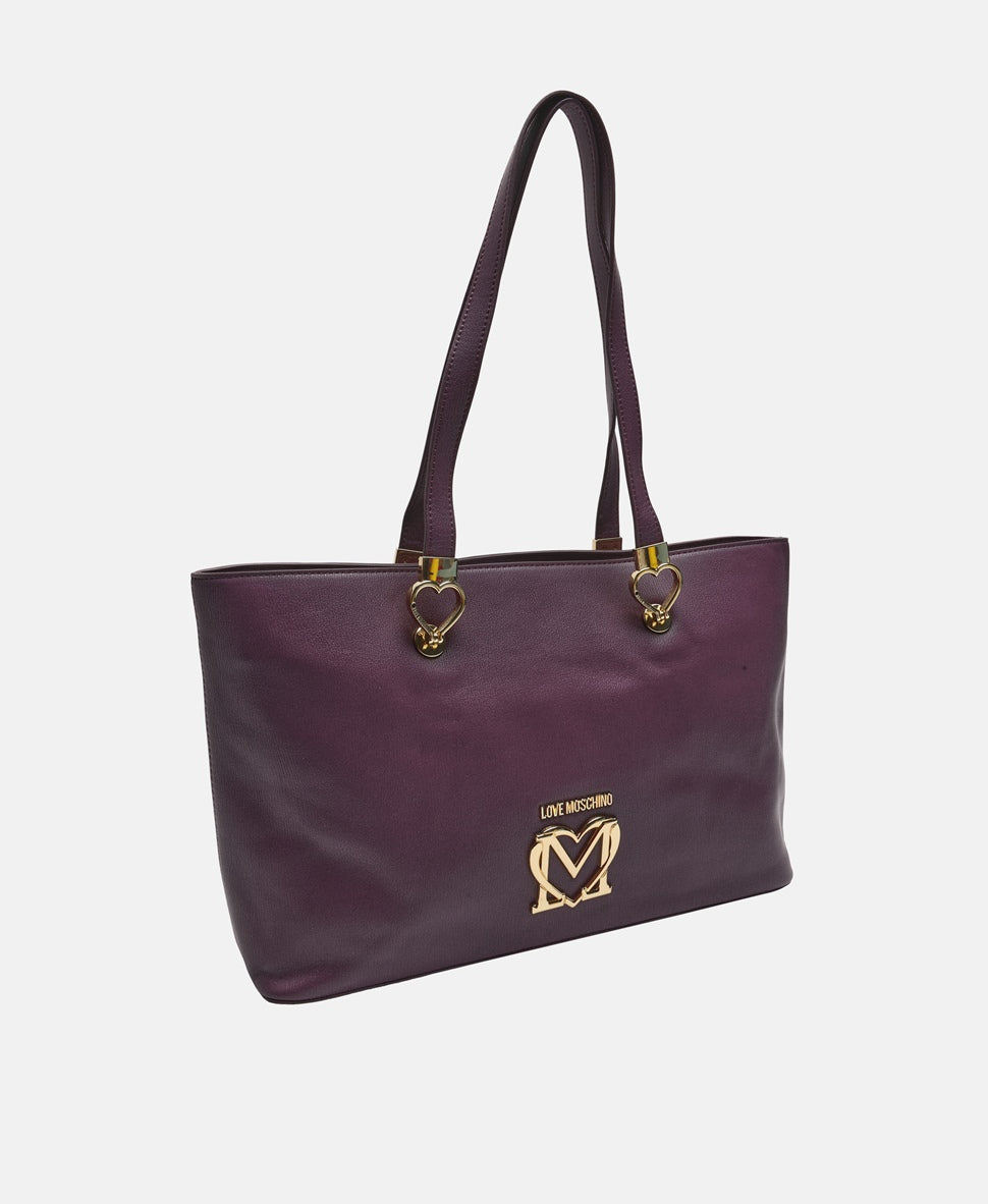 Love Moschino kabelka shopper Fialová 1
