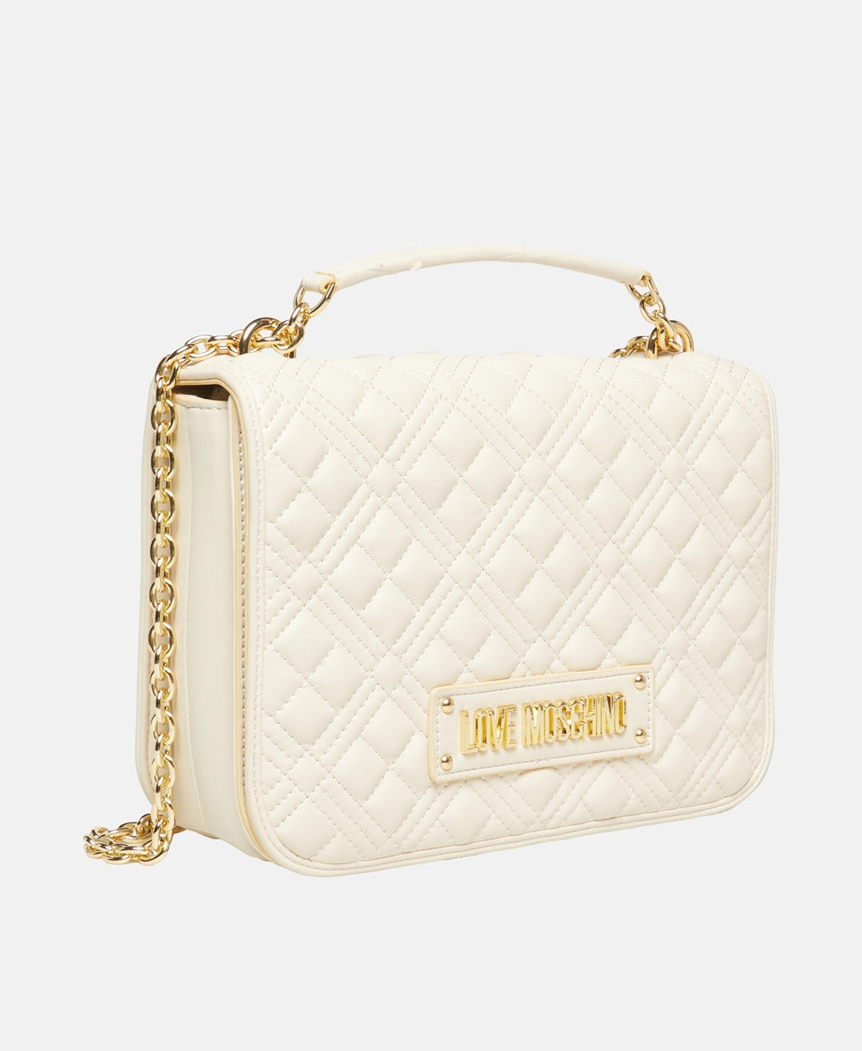 Love Moschino kabelka přes rameno Ecru 1
