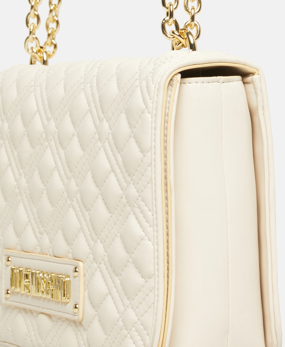 Love Moschino kabelka přes rameno Ecru 2