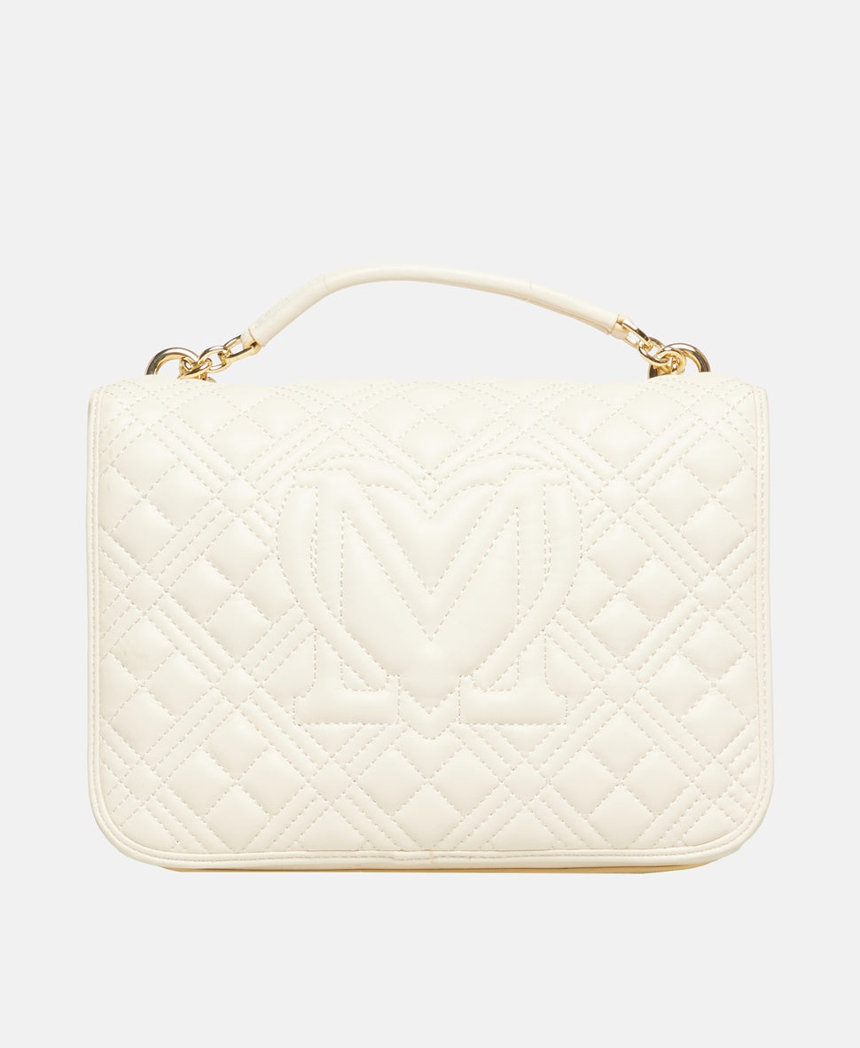 Love Moschino kabelka přes rameno Ecru 4