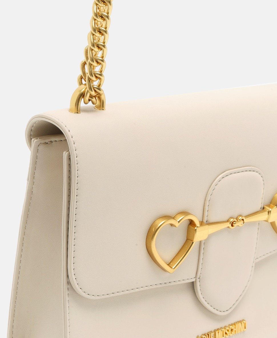 Love Moschino kabelka přes rameno Ecru 2