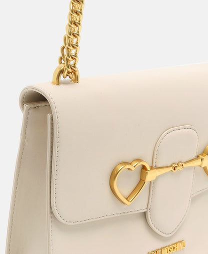 Love Moschino kabelka přes rameno Ecru 2