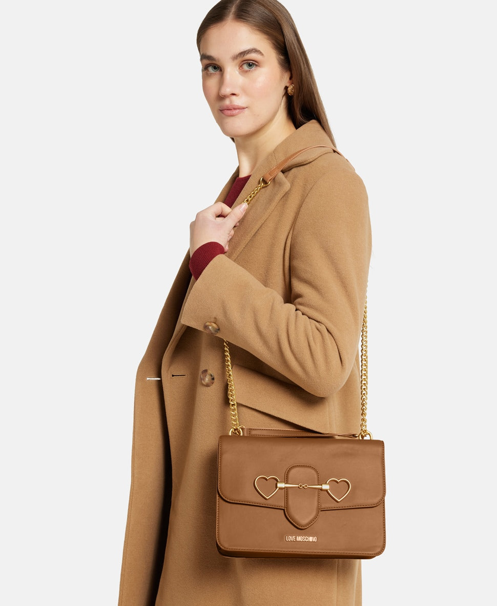 Love Moschino kabelka přes rameno Camel 5