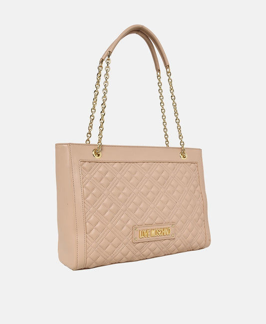 Love Moschino kabelka tote Jěmně béžová 1