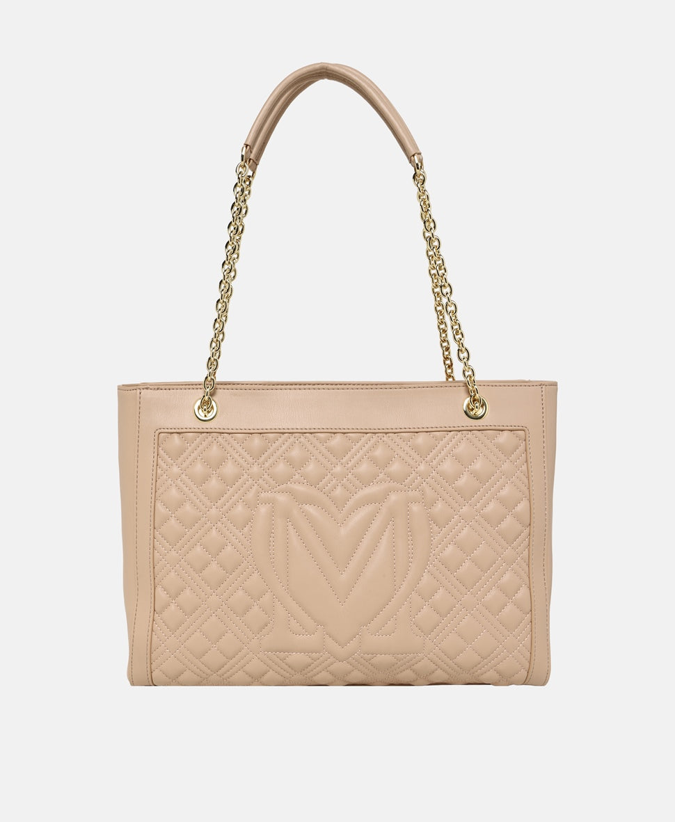 Love Moschino kabelka tote Jěmně béžová 4