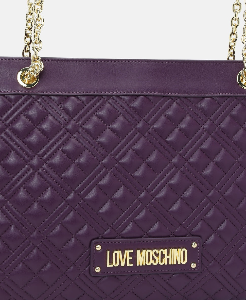Love Moschino kabelka tote Fialová 2