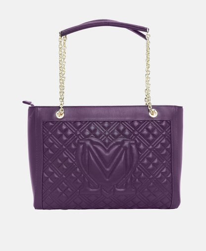 Love Moschino kabelka tote Fialová 4