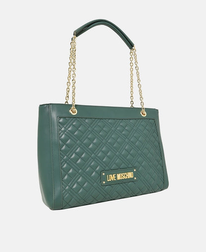 Love Moschino kabelka tote Zelená 1