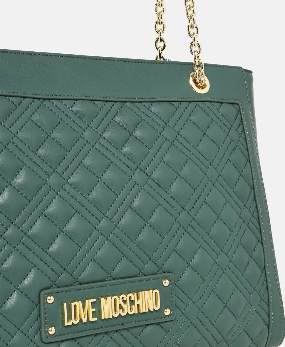 Love Moschino kabelka tote Zelená 2