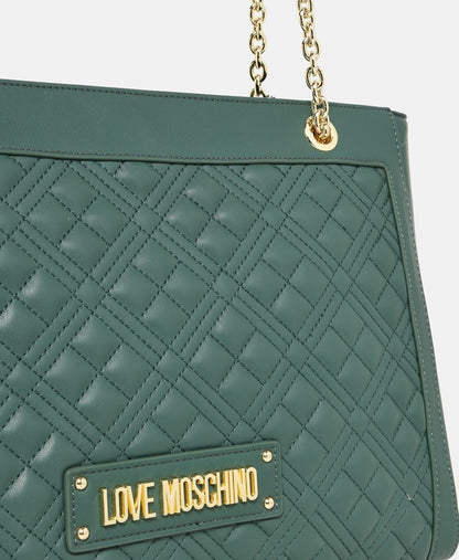 Love Moschino kabelka tote Zelená 2