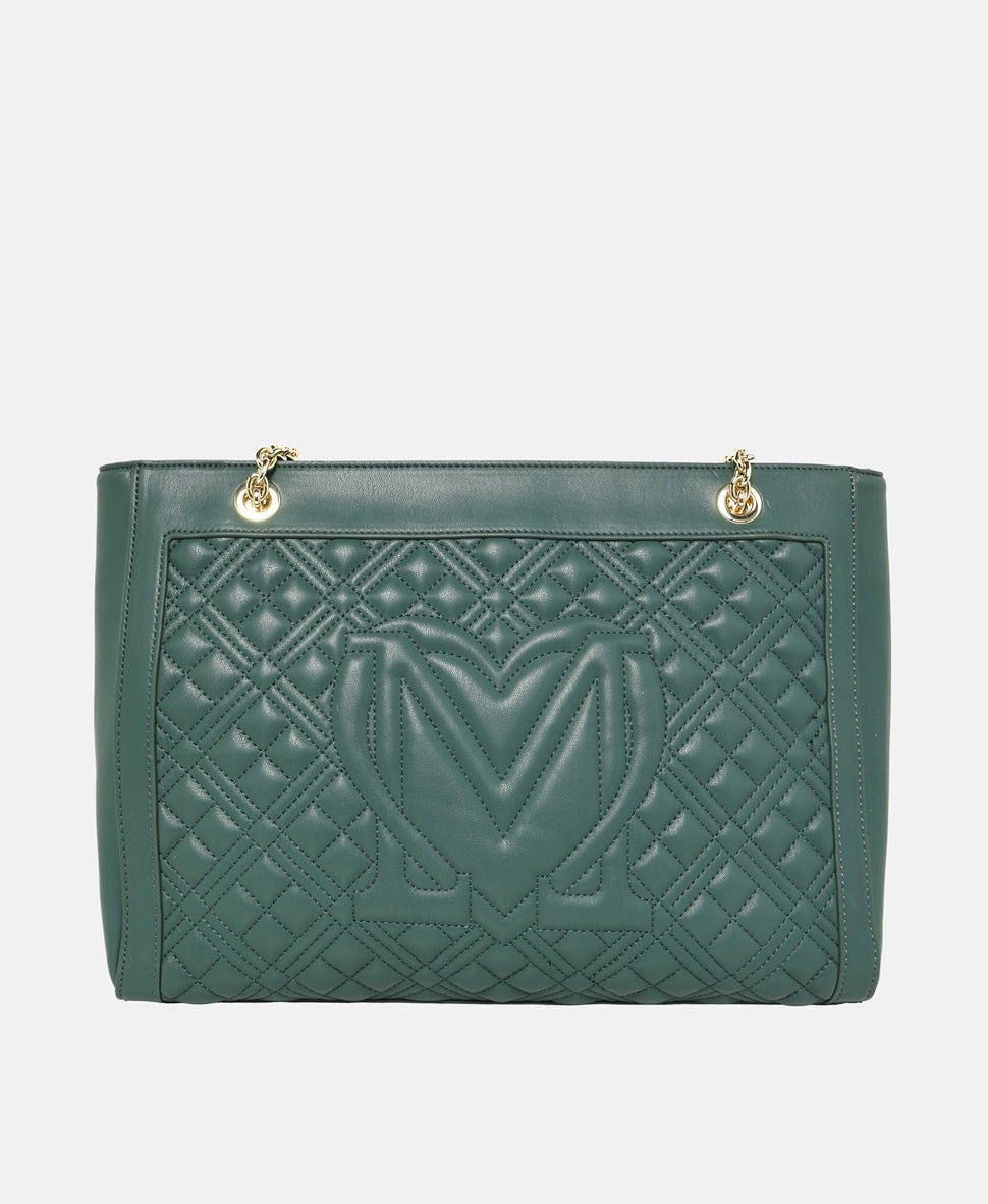 Love Moschino kabelka tote Zelená 4