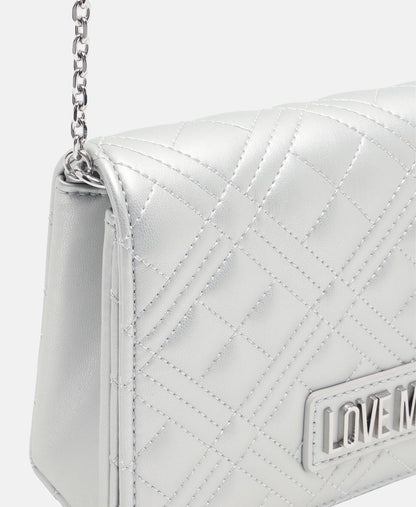 Love Moschino kabelka přes rameno Stříbrná 2