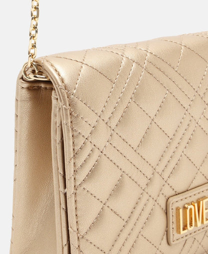 Love Moschino kabelka přes rameno Zlatá 2