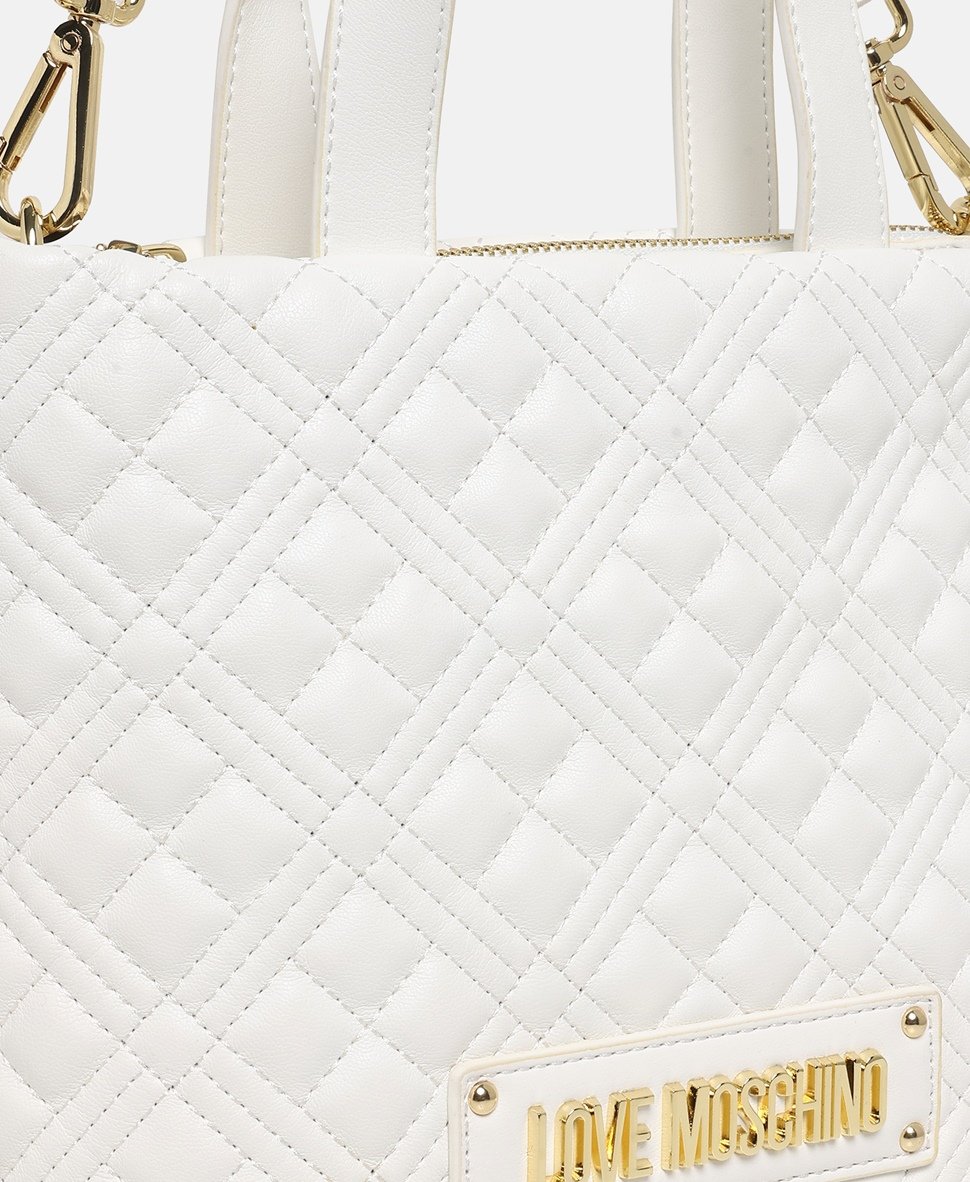 Love Moschino kabelka Bílá vlna 2