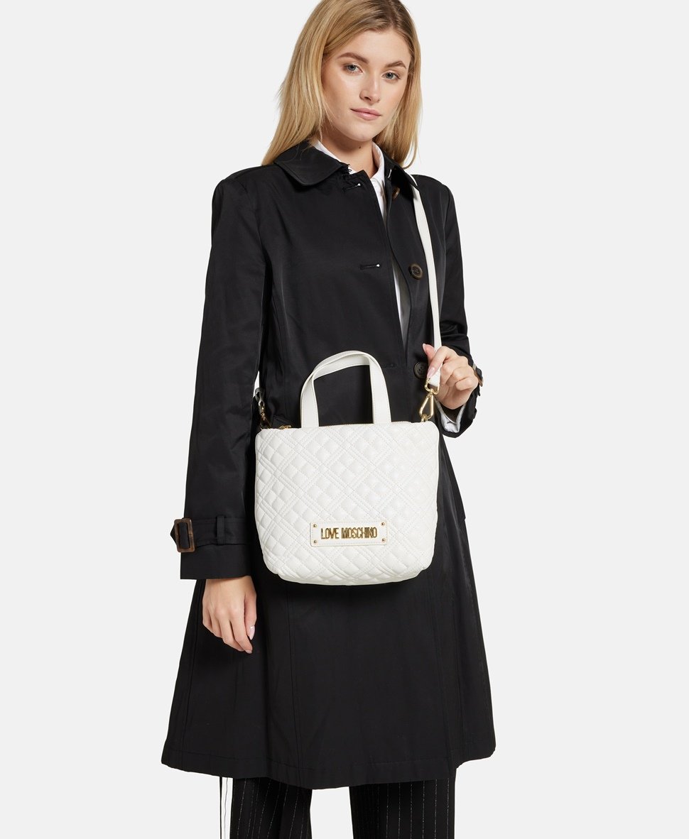 Love Moschino kabelka Bílá vlna 5