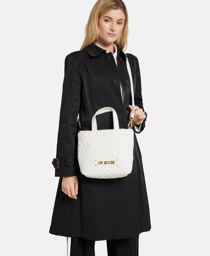 Love Moschino kabelka Bílá vlna 5