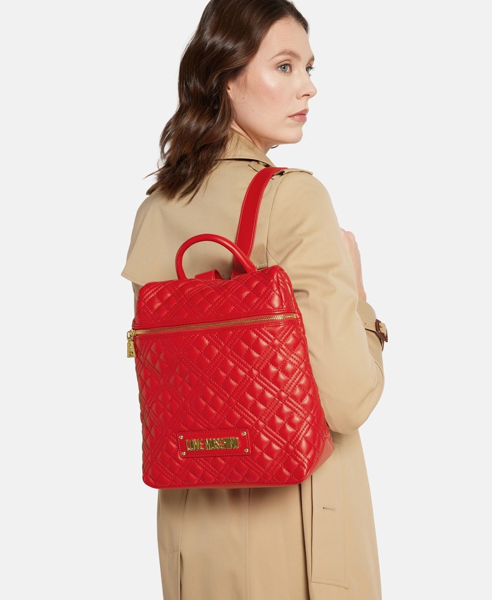 Love Moschino batoh Červená 5