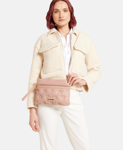 Love Moschino kabelka přes rameno Ecru 5