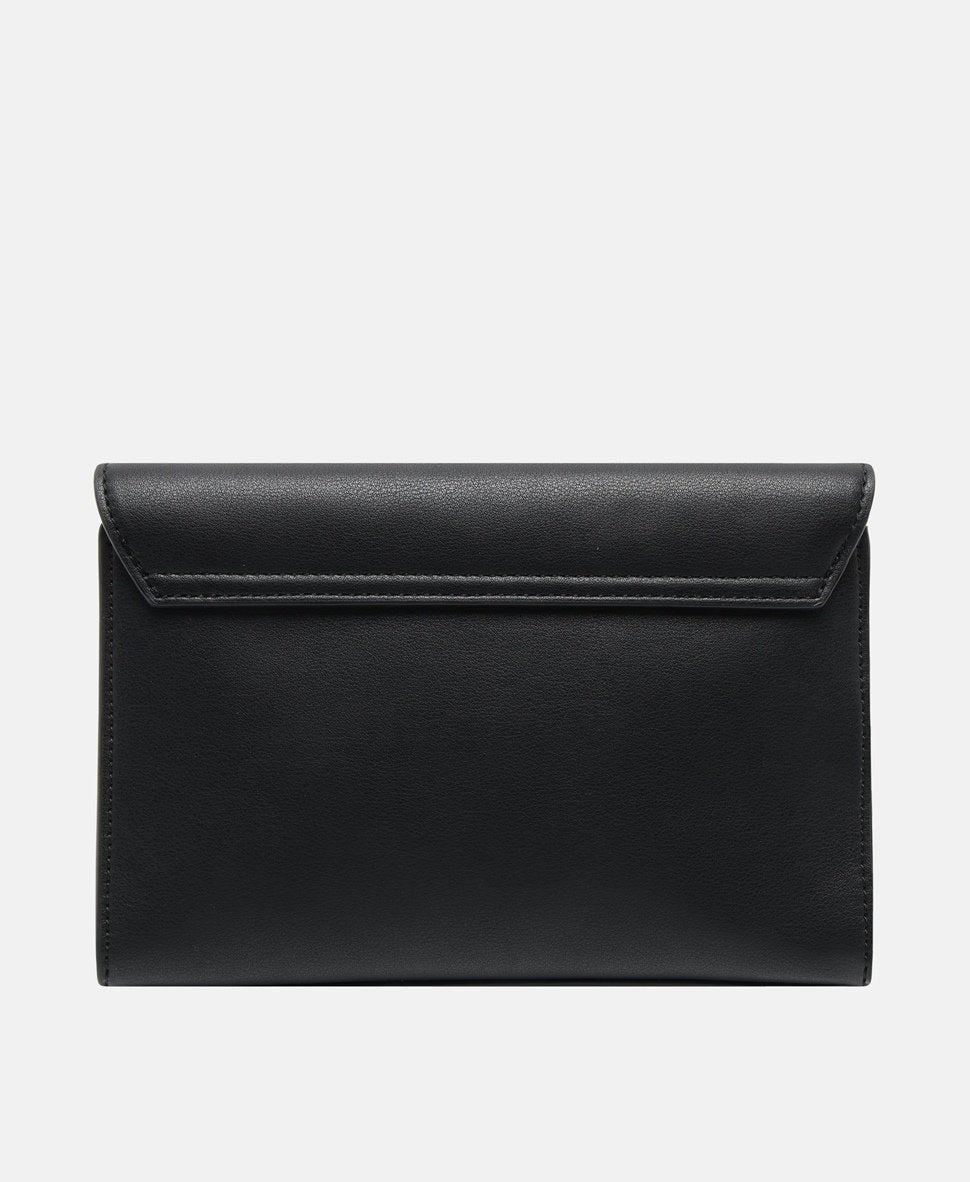 Love Moschino Kožená messenger taška Černá 4