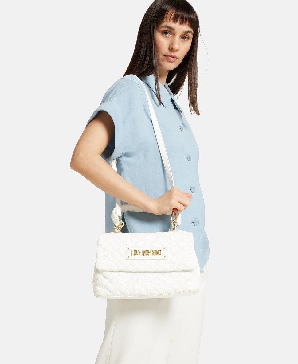 Love Moschino kabelka Bílá vlna 5