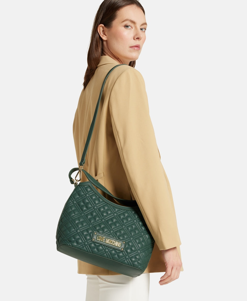 Love Moschino kabelka přes rameno Zelená 5