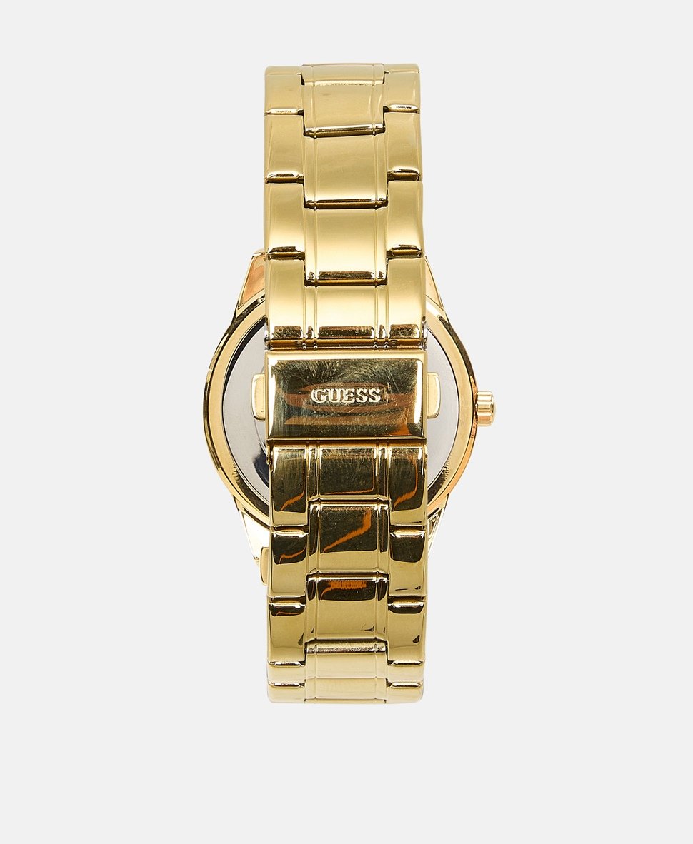 Guess hodinky s vyměnitelným řemínkem Zlatá 3