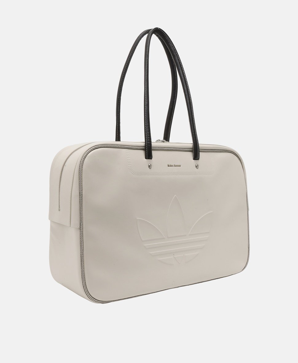 adidas x Wales Bonner kožená taška weekender Ecru 1