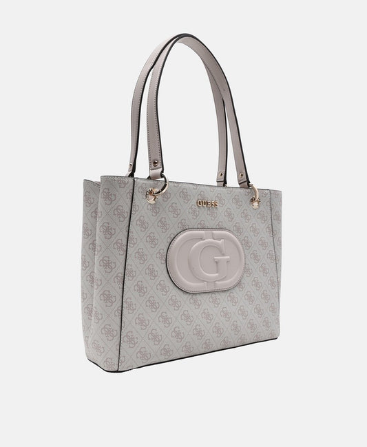 Guess kabelka tote Bílá vlna 1