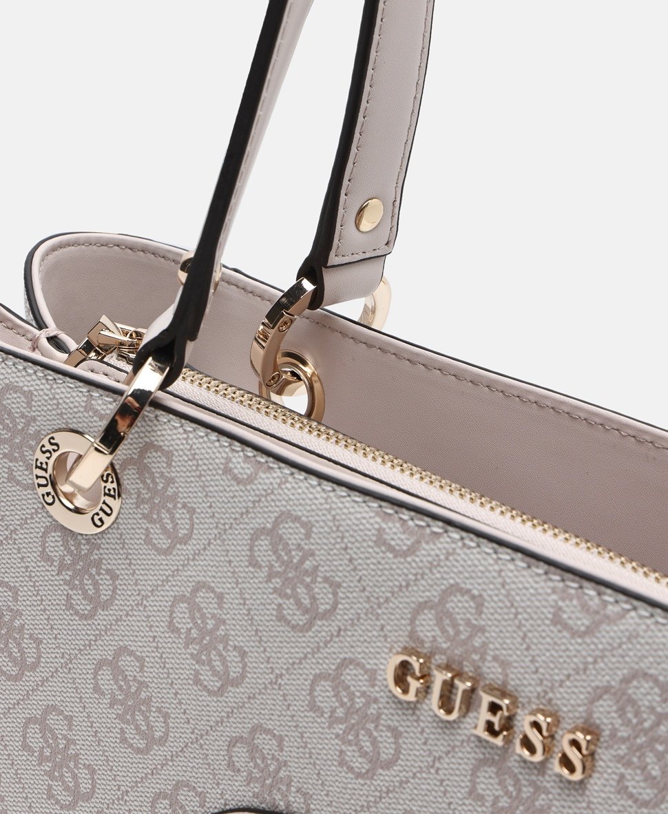 Guess kabelka tote Bílá vlna 2