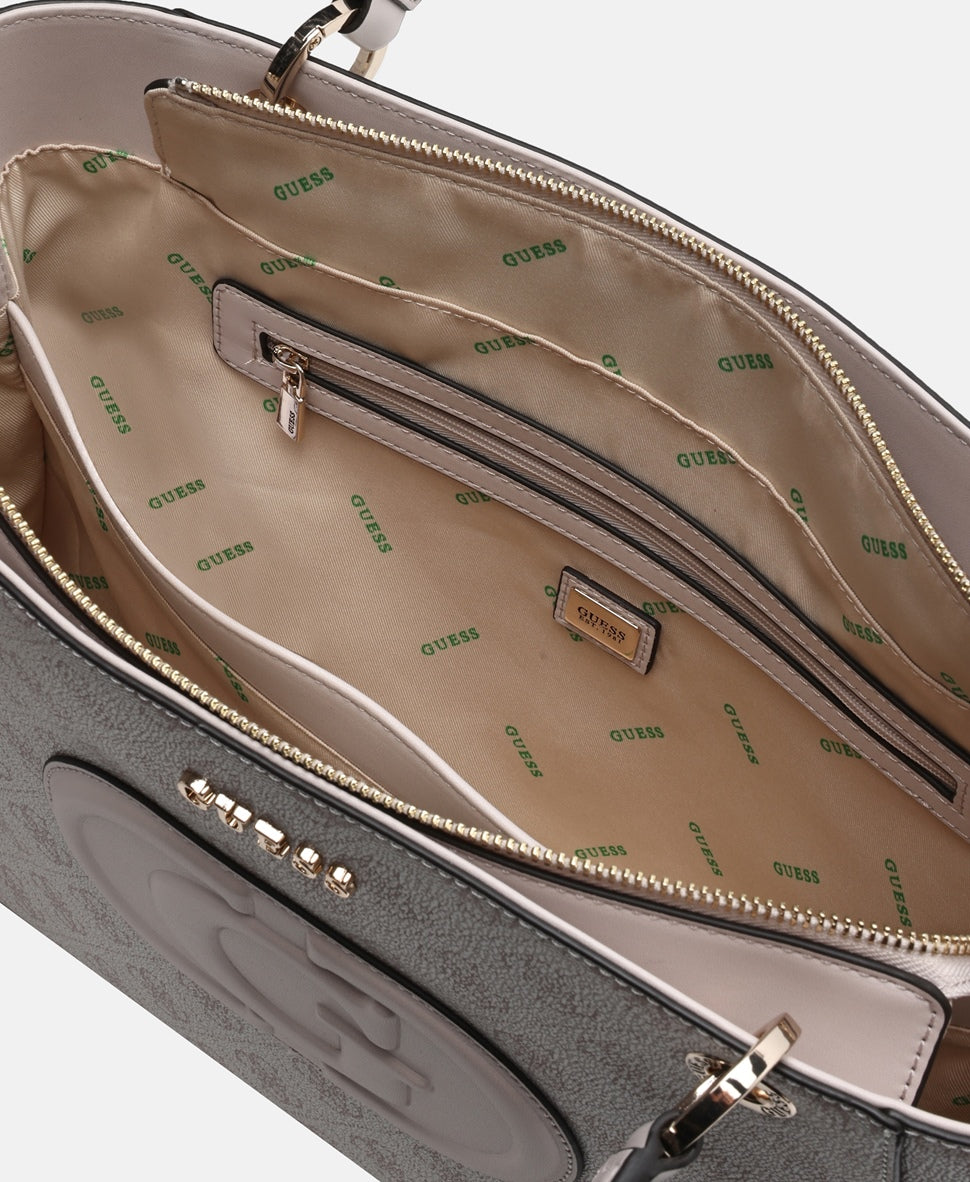 Guess kabelka tote Bílá vlna 3