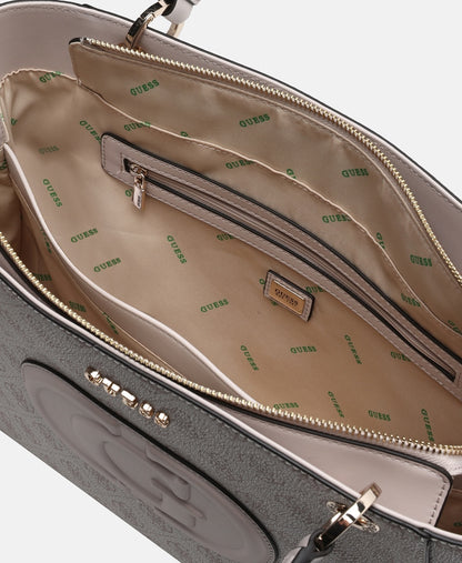 Guess kabelka tote Bílá vlna 3