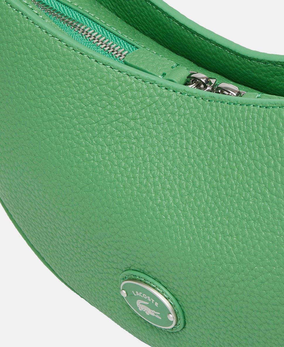 Lacoste kožená kabelka Zelená 2