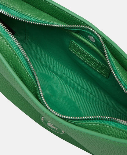 Lacoste kožená kabelka Zelená 3