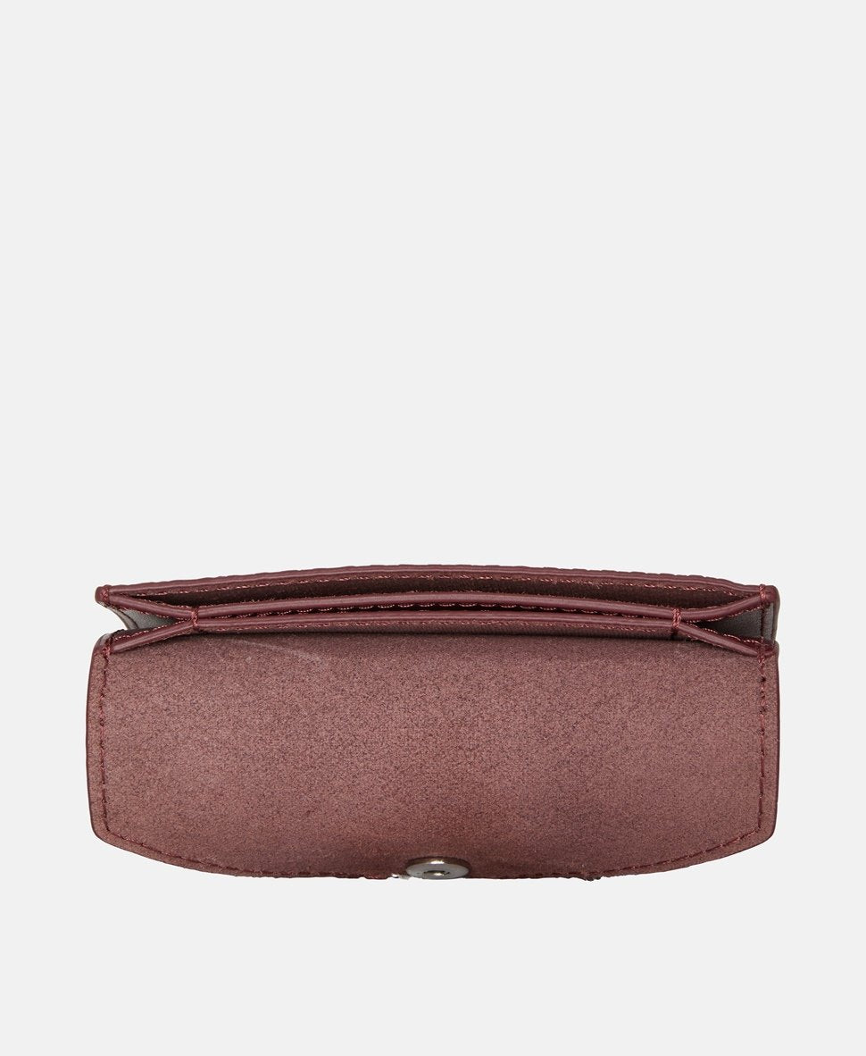 Lacoste kožené pouzdro na karty Bordó 3