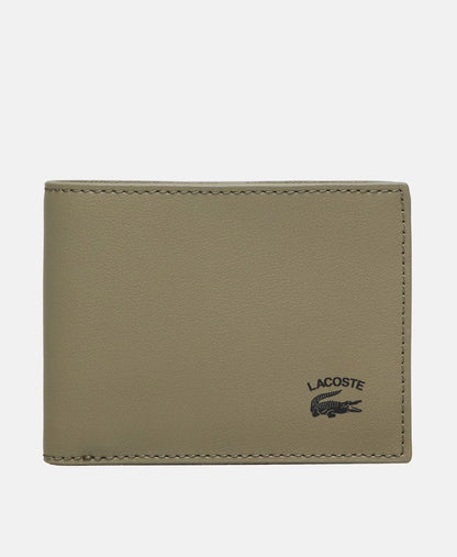 Lacoste kožená peněženka Zelená 1