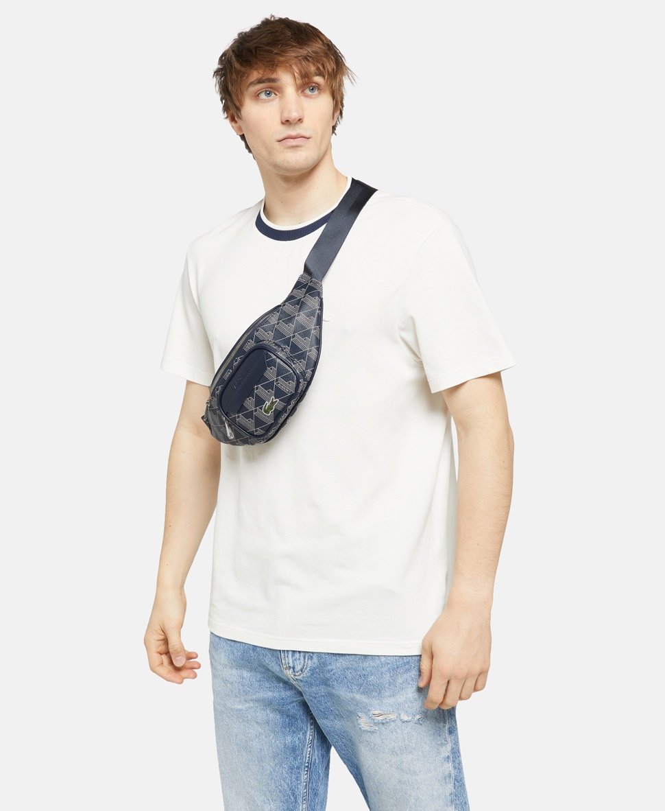Lacoste ledvinka Tmavě modrá 5