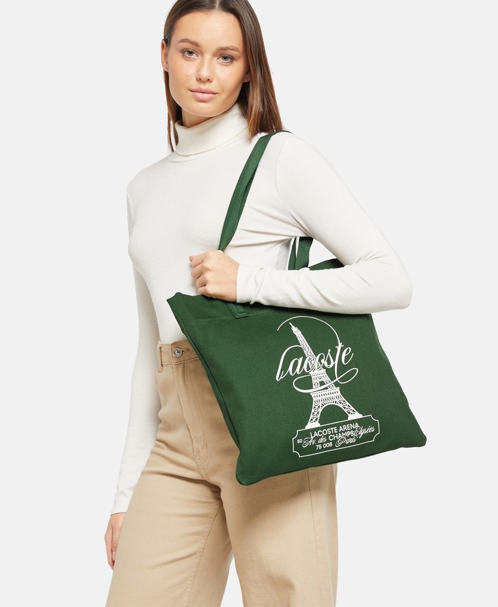 Lacoste kabelka shopper Ecru 5