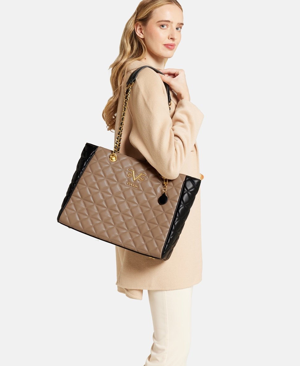 19V69 ITALIA kabelka tote Taupe 5