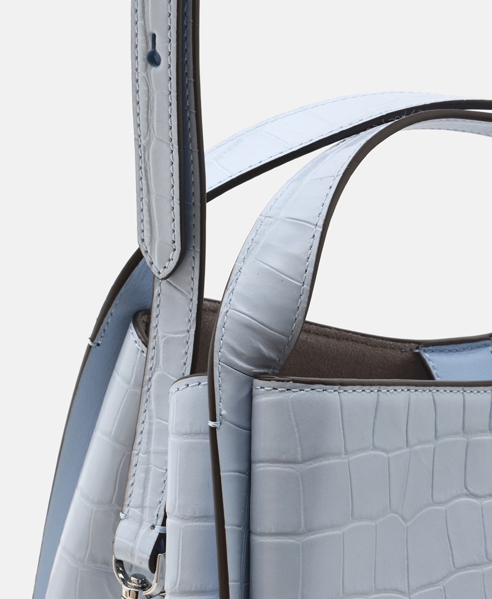 Kate Spade kožená kabelka Modrá 2