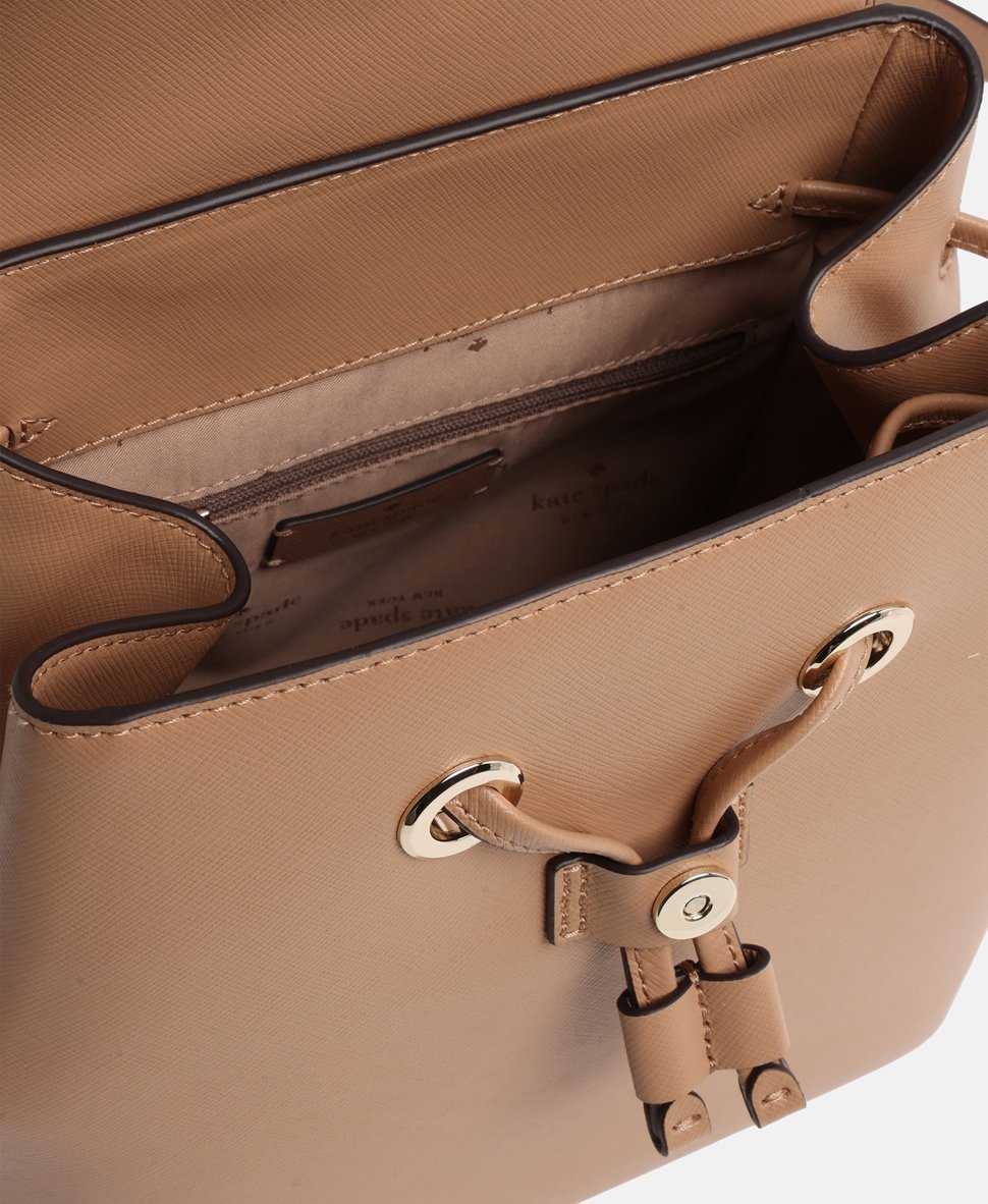 Kate Spade kožený batoh Taupe 3