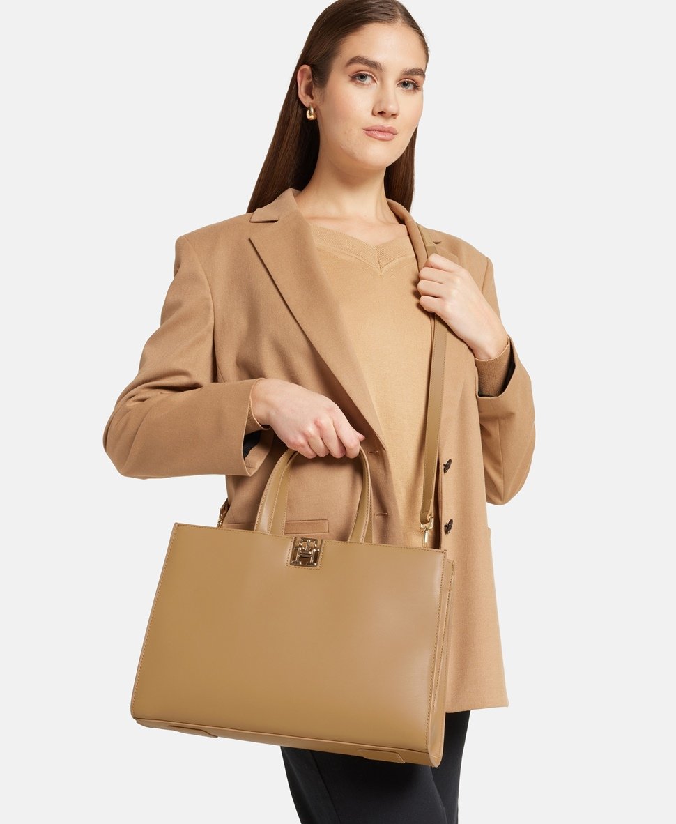 Tommy Hilfiger kabelka tote Khaki 5