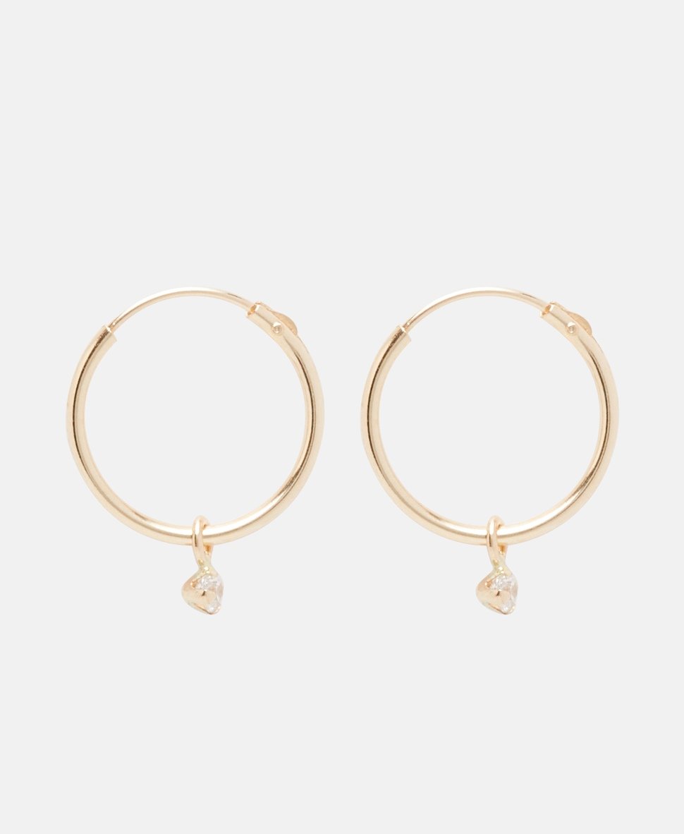 Lawrence Grey Fine Jewelry Obručové náušnice Zlatá 2